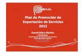 Plan Promocion Exportacion Servicios 2012