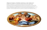 Miguel Ángel y Rafael pintores del Vaticano