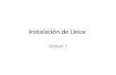 Instalacion Debian 7