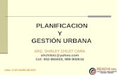 Planificacion y Gestion Urbana