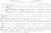 Shostakovich 5 piezas para dos Violines y Piano