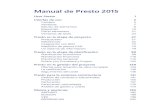 Manual de Presto 2015