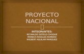 Proyecto Nacional Exposicion