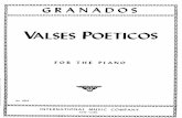 Valses Poeticos - Granados - Piano