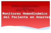 Monitoreo Hemodinamico Del Paciente en Anestesia