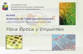 Fibra Optica y Empalmes