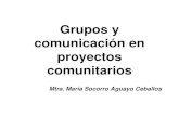 Grupos y Comunicacion en Proyectos Comunitarios