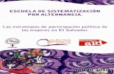 Las estrategias de participación política de las mujeres en El Salvador