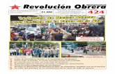 Semanario Revolución Obrera Ed. 424