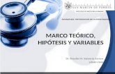 Marco Teórico, Hipótesis y Variables