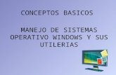 Sistemas operativo Windows coneptos