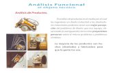 Analisis funcional, el objeto tecnico