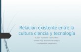 Relación Existente Entre La Cultura Ciencia y Tecnología