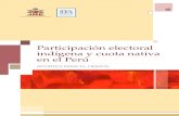 Participacion Electoral Indigena y Cuota Nativa en El Peru