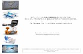 GUIA DE ELABORACION DE DOCUMENTOS ELECTRONICOS XML - Nota de Crédito electrónica