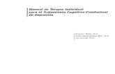 Manual de Terapia Individual para el Tratamiento Cognitivo-Conductual de Depresión