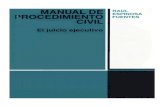 Manual de Procedimiento Civil --- El Juicio Ejecutivo - Raul Espinoza Fuentes