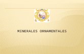Minerales Ornamentales