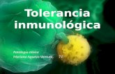 Tolerancia Inmunológica