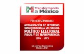 Primer Seminario Reforma Politico Electoral-Presentaciones Modificada