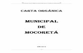 Carta Orgánica Mocoretá [Corrientes 2012]