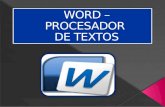 Trabajo 6 Word Procesador de Textos