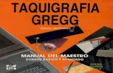 TAQUIGRAFIA Gregg Edicion Centenaria Manual Del Maestro Cursos Basicos y Avanzado