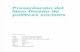 Presentación Del Libro Diseño de Políticas Sociales (2014)