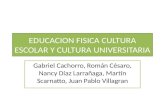 3.1. Cultura Escolar y Cultura Universitaria