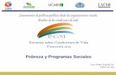 Estudio de pobreza en Venezuela IIES
