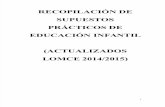 Recopilacion de Supuestos Practicos de Educacion Infantil (250 Paginas)
