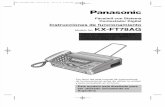 FAX PANASONIC KX-FT78AG(Español)