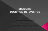 Bitacora EVENTOS (Jhon Alexander Gonzalez Arias)