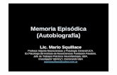 Lic. Mario Squillace - Memoria Episódica