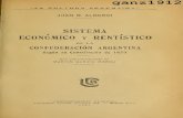 ALBERDI, JUAN BAUTISTA - Sistema Económica y Rentístico de La Confederación Argentina [Por Ganz1912]