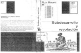 Ruy Mauro Marini - Subdesarrollo y Revolucion. 1971