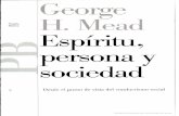 Mead George h Espiritu Persona y Sociedad
