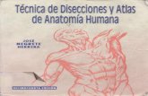Tecnica de Disecciones y Atlas de Anatomia Humana