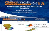 Representación de MDT Con Matlab