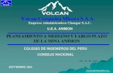 Pla Mediano y Largo Plazo Animon-VOLCAN