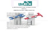 Catalogo Servicio Tecnico 2011