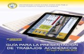 Guía Para La Presentación de Trabajos Académicos UCB-2013