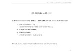 Apendicitis, Hernia, Colecistitis, Obstrucción