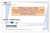 Manual de Procedimiento de Reclutamiento y Selección. Ministerio de Salud. Subdirección de Recursos Humanos. Chile