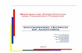 Diccionario Tecnico de Auditoria Por La SUNAI