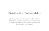 Distribuci³n Multimodales
