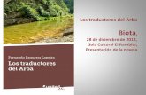 Los Traductores Del Arba Presentación, Fernando Ezquerra Lapetra