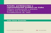 Estado, Participación y Representación Política en Cuba