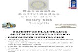 Resumen Rotary Club Tocopilla, periodo 2013-2014