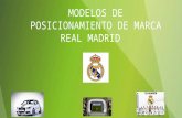 Modelos de posicionamiento de marca en los consumidores de equipos de fútbol.  real  madrid